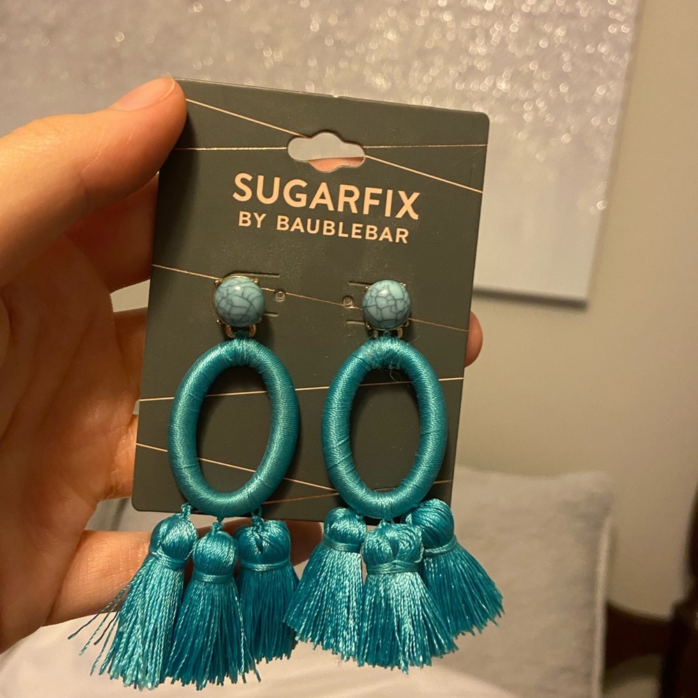 Sugarfix by Baublebar turquoise earrings!! Brand new, never worn